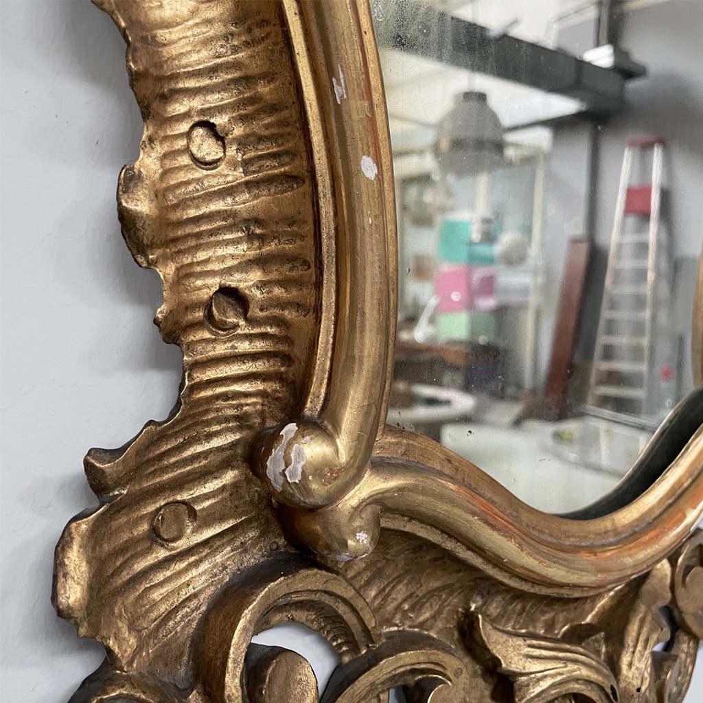 Specchi da parete in legno dorato, 1800 ca. 
