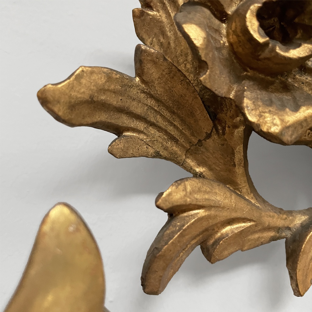 Specchi da parete in legno dorato, 1800 ca. 
