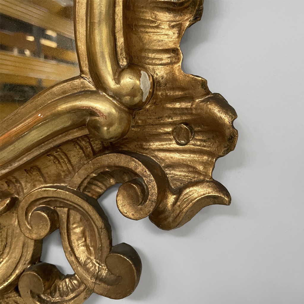 Specchi da parete in legno dorato, 1800 ca. 