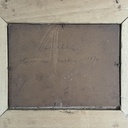 Quadro ad olio su cartone, 1974