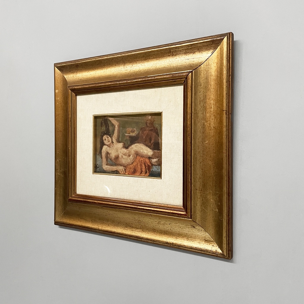 Quadro ad olio su cartone, 1974