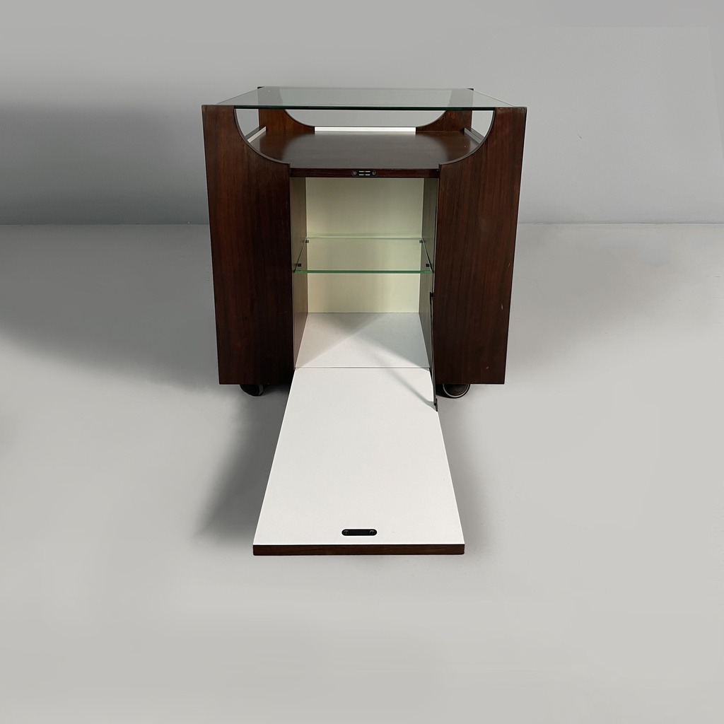 Carrello Cubobar di Bruno Munari per Stildomus, 1960 ca.