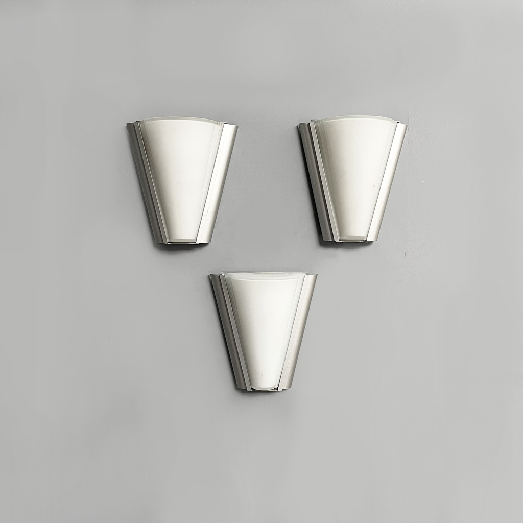 Applique in vetro opalino, 1980 ca.