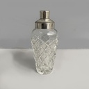 Shaker e secchiello per ghiaccio in vetro e metallo,  1960 ca.