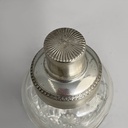 Shaker e secchiello per ghiaccio in vetro e metallo,  1960 ca.