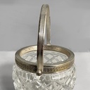 Shaker e secchiello per ghiaccio in vetro e metallo,  1960 ca.
