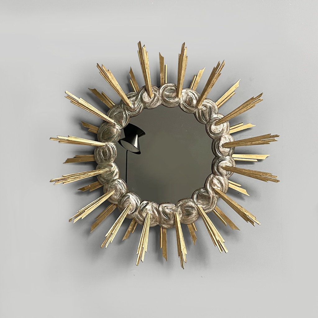 Specchio da parete in legno, 1950 ca.