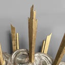Specchio da parete in legno, 1950 ca.