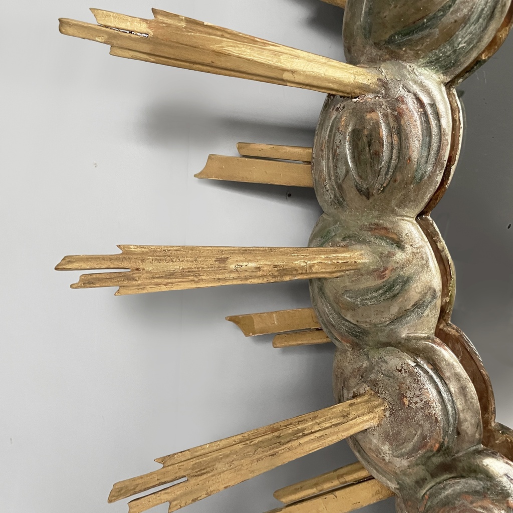 Specchio da parete in legno, 1950 ca.