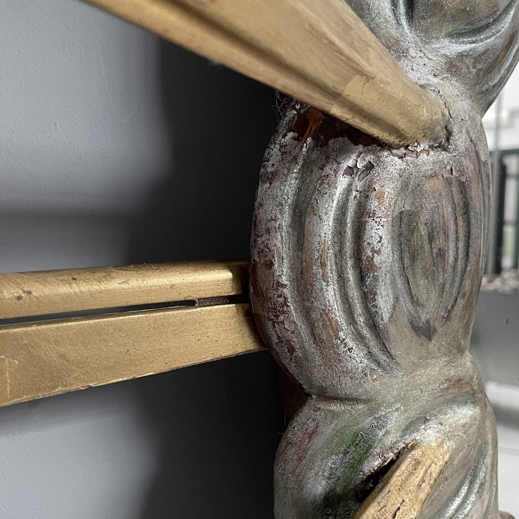 Specchio da parete in legno, 1950 ca.