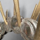 Specchio da parete in legno, 1950 ca.