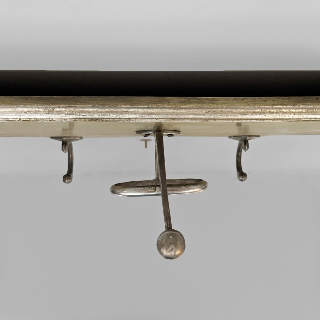 Appendiabiti da parete in legno e metallo, 1950 ca.