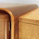 Sideboard in legno e acciaio, 1930 ca.