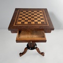 Tavolo scacchiera in legno, 1930 ca. 
