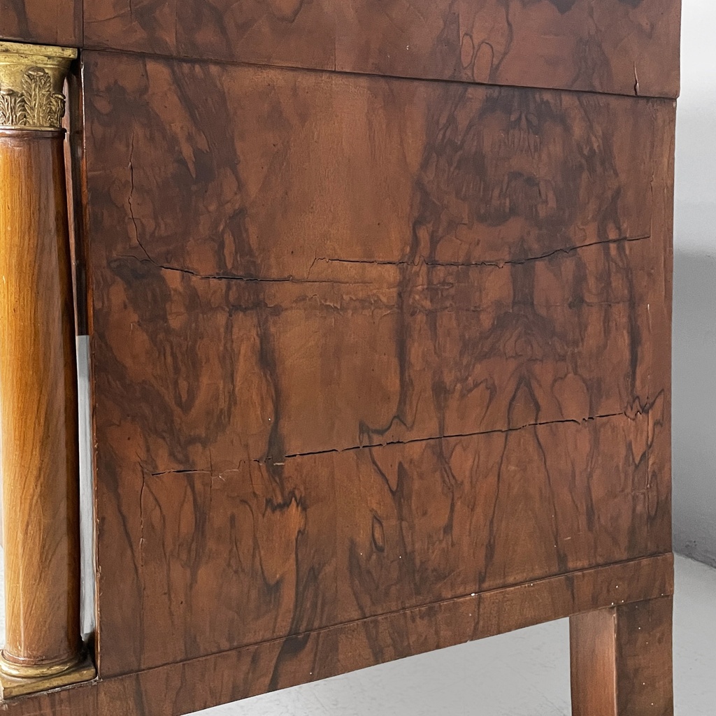 Cassettiera in legno, inizio 1800 ca.