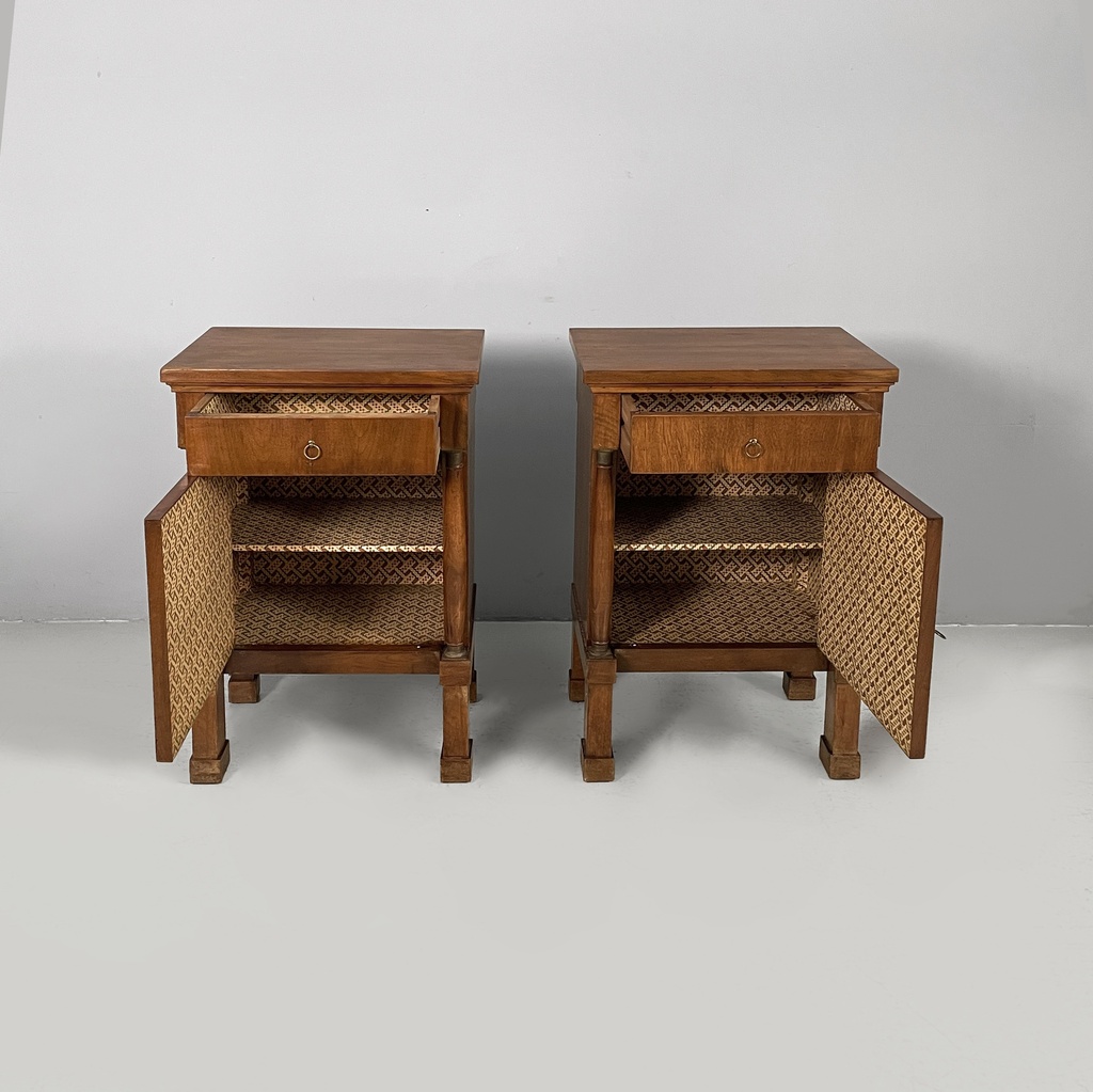 Comodini in legno, inizio 1800 ca.
