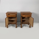 Comodini in legno, inizio 1800 ca.