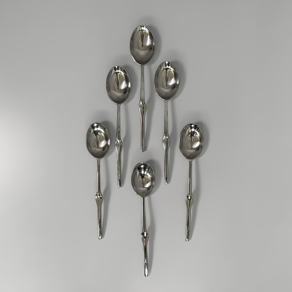 Set posate Ergonomica di Angelo Mangiarotti per Mepra, 1980 ca.
