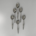 Set posate Ergonomica di Angelo Mangiarotti per Mepra, 1980 ca.