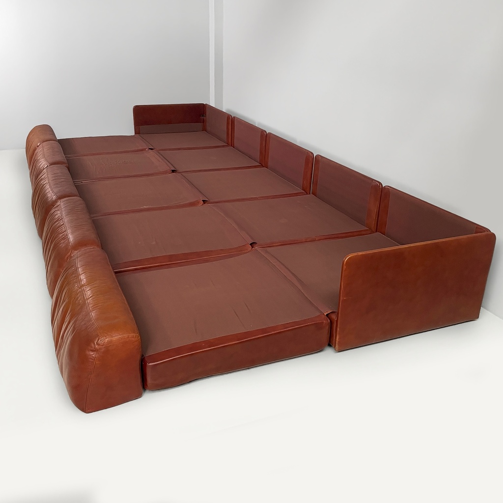 Divano letto modulare DS-76 disegnato da De Sede Design Team per De Sede, 1970 ca. 