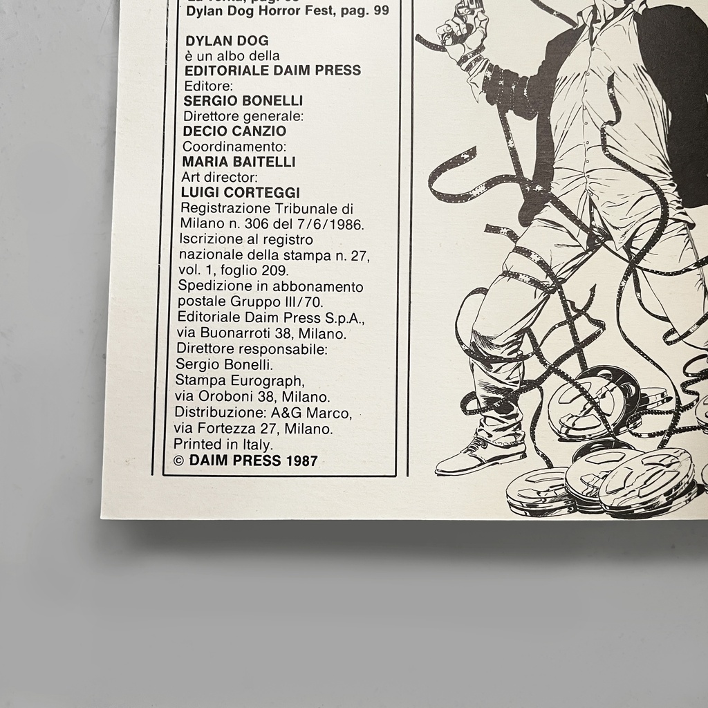 Fumetto Dylan Dog n 13, 1987
