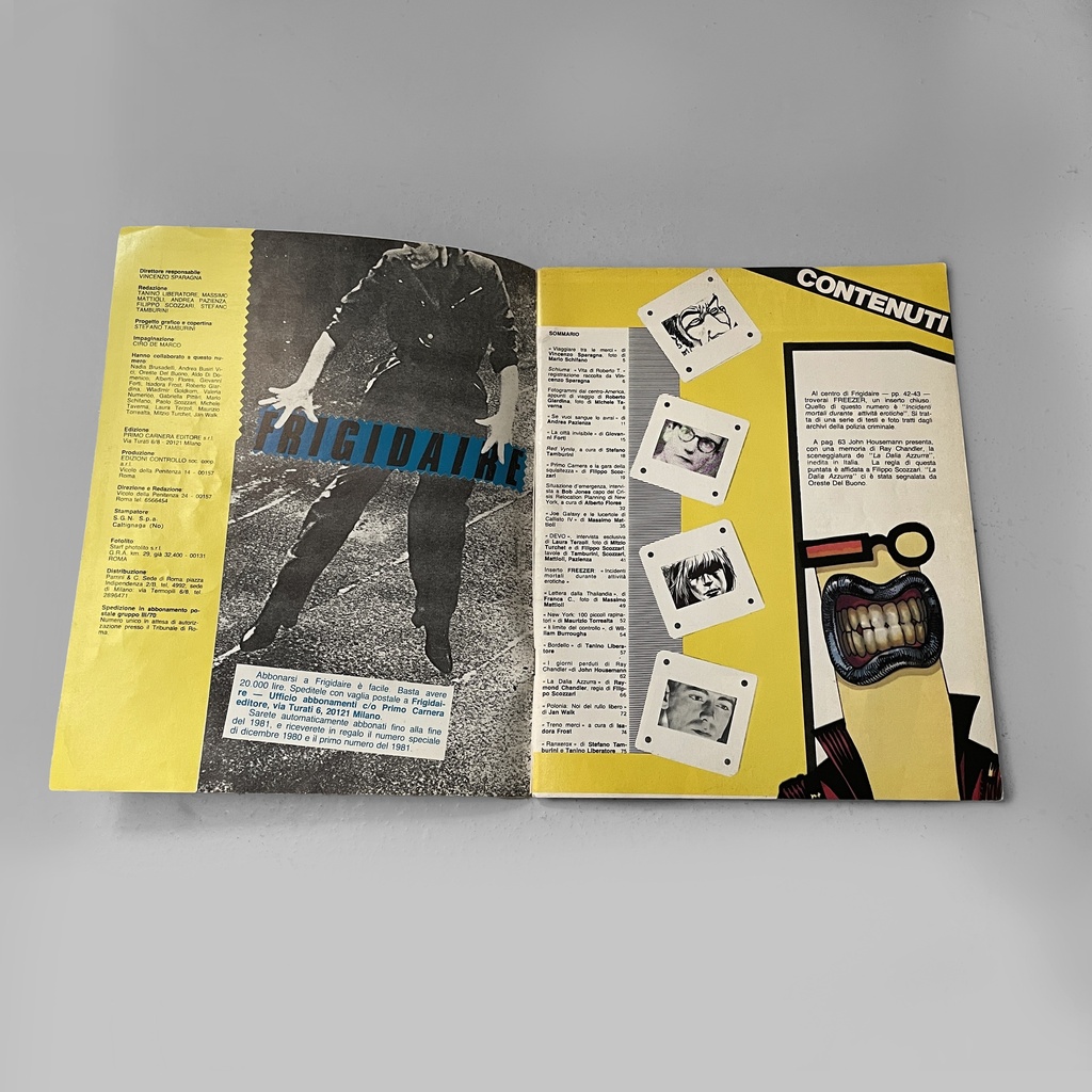 Rivista Frigidaire, 1980 
