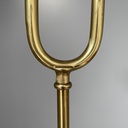 Lampada da terra in ottone, 1960 ca.