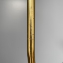 Lampada da terra in ottone, 1960 ca.