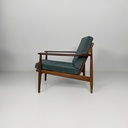 Poltrone in velluto verde, 1950 ca.