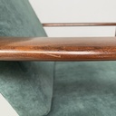 Poltrone in velluto verde, 1950 ca.