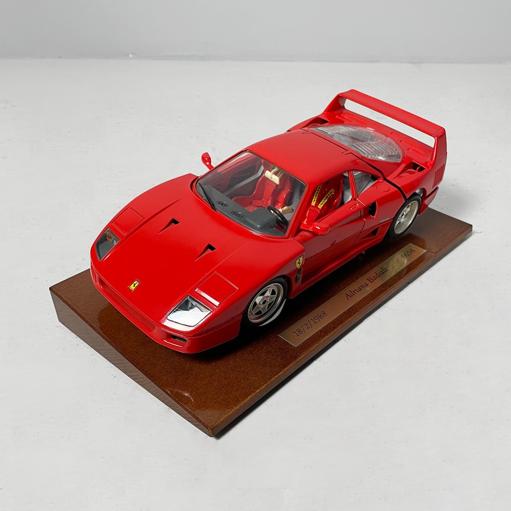 Quadro con modellino Ferrari, 1988