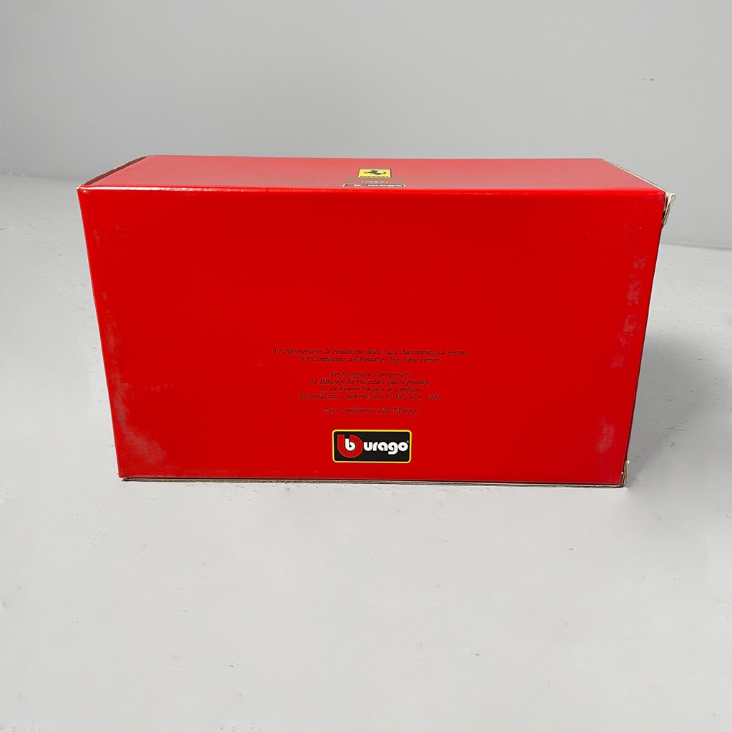 Quadro con modellino Ferrari, 1988