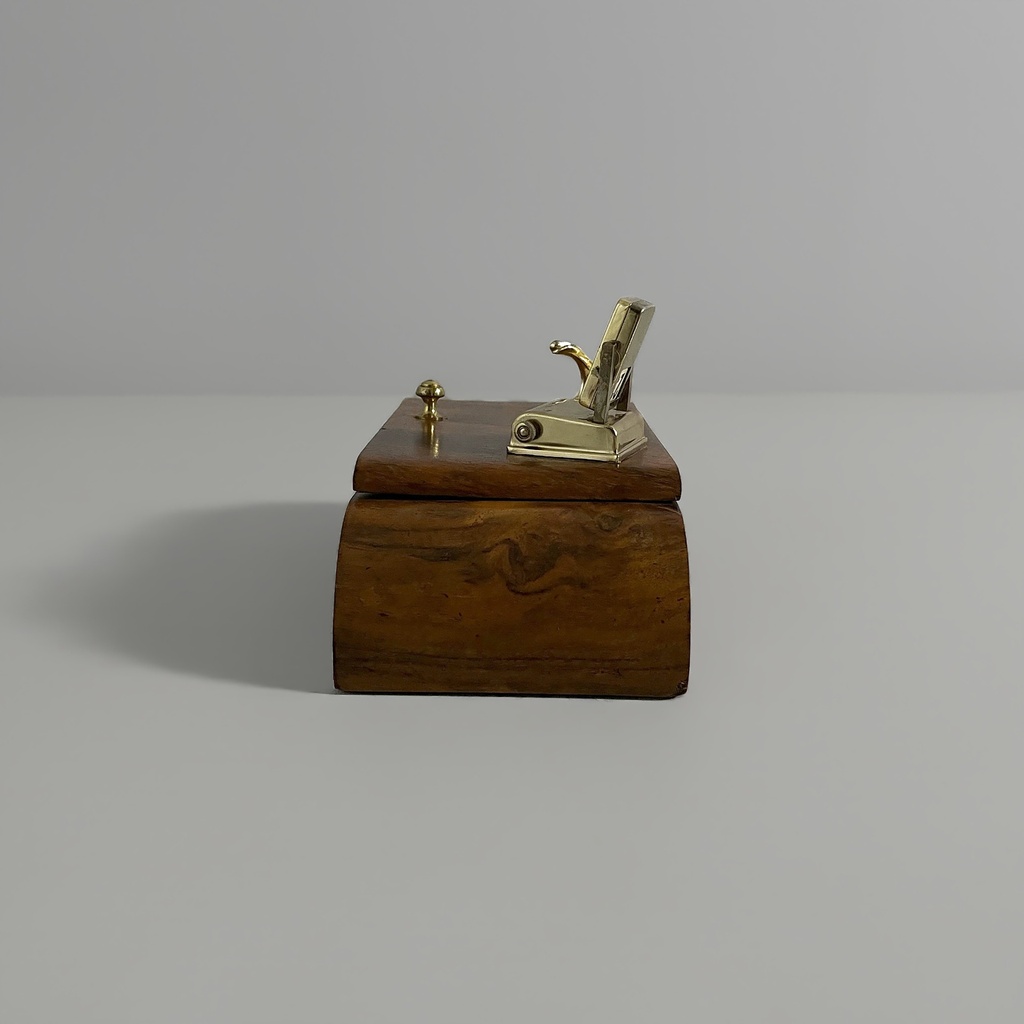 Scatola in legno con calendario, 1930 ca.
