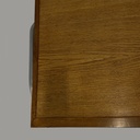 Scrivania in legno e acciaio, 1940 ca.