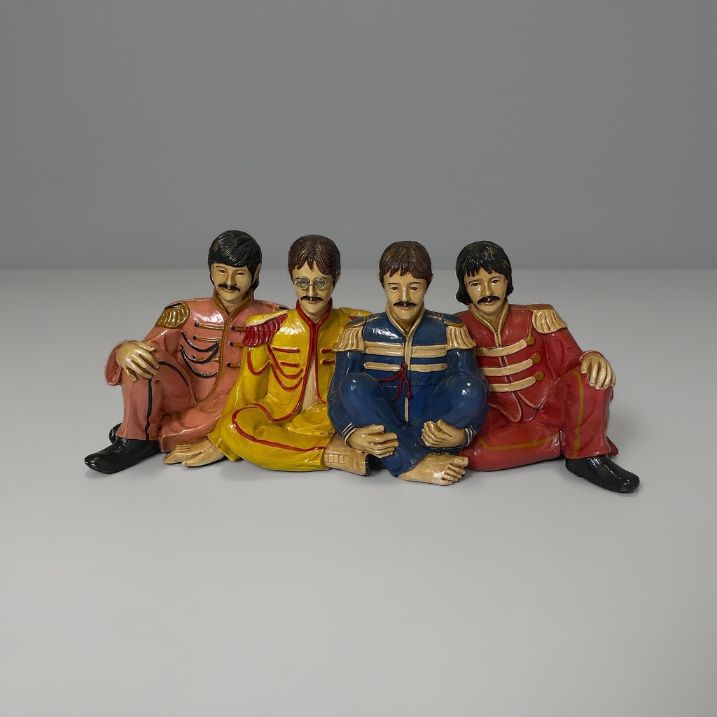 Scultura beatles con vinile, 1960 ca.