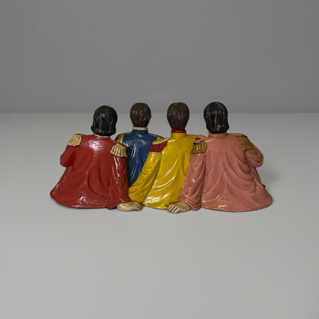 Scultura beatles con vinile, 1960 ca.