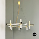 Lampadario Atomic di Robert e Trix Haussmann per Swiss Lamps International, 1970 ca. 