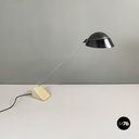 Lampada da tavolo in metallo e plastica, 1980 ca.