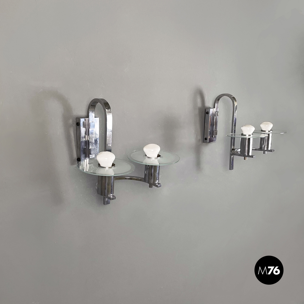 Applique in metallo e vetro, 1920 ca. 