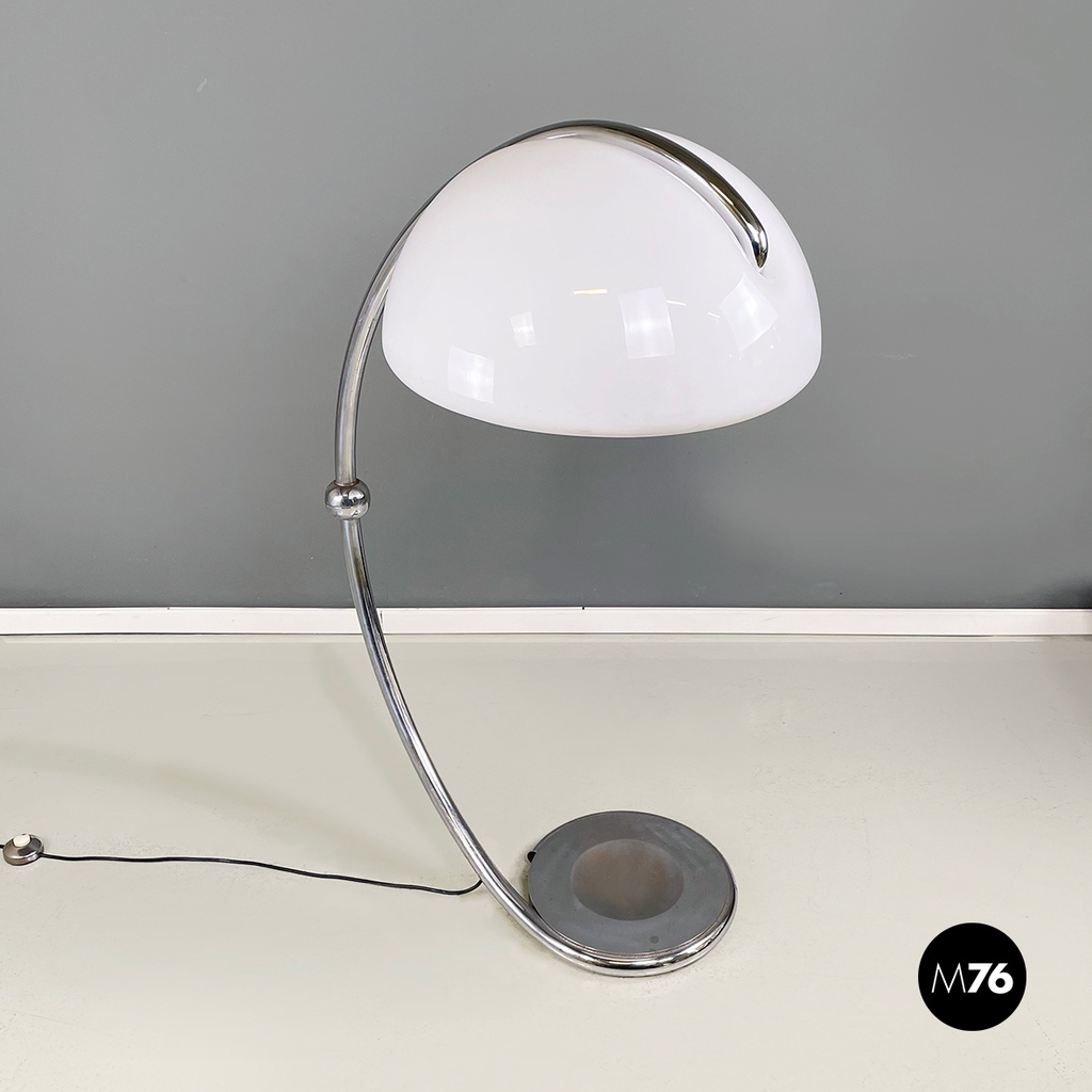 Lampada da terra Serpente di Elio Martinelli per Martinelli Luce, 1970 ca. 