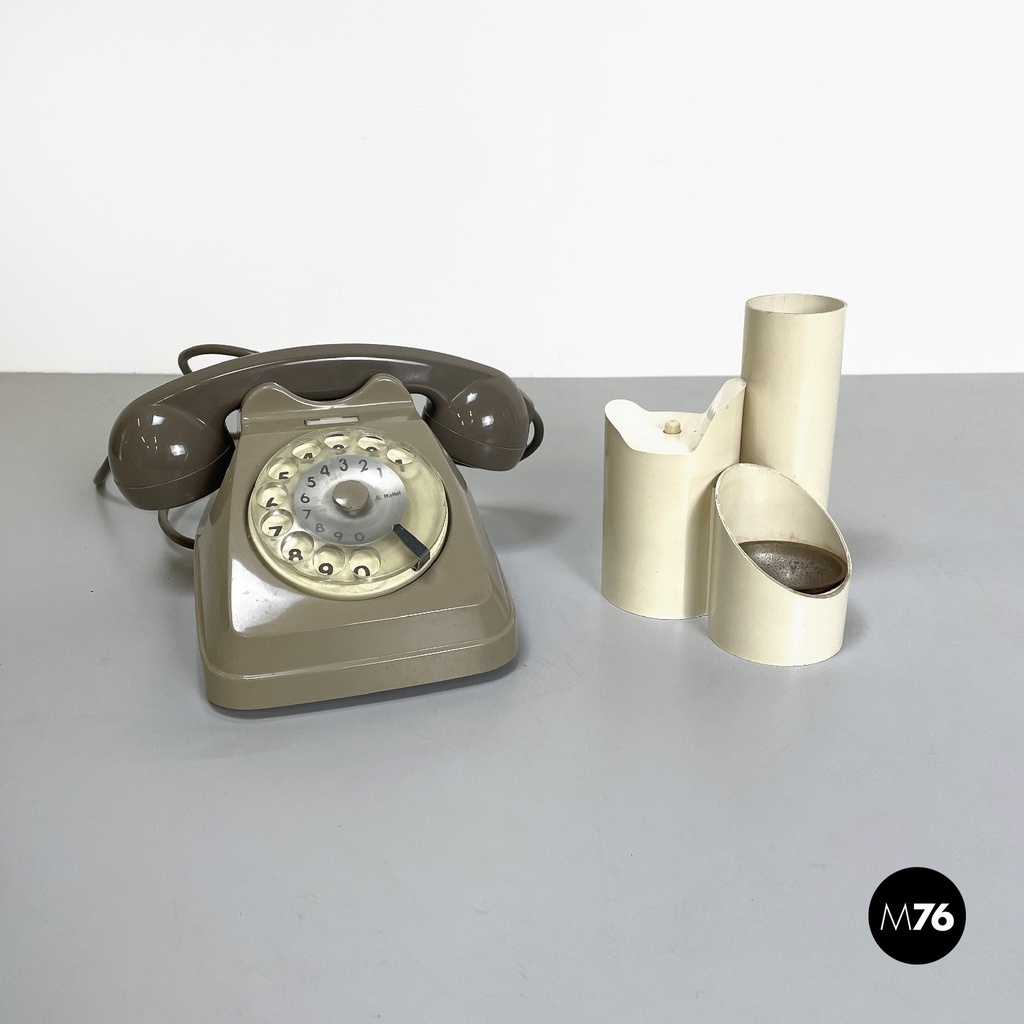 Telefono Sip Siemens con carillon reggi cornetta, 1960 ca.