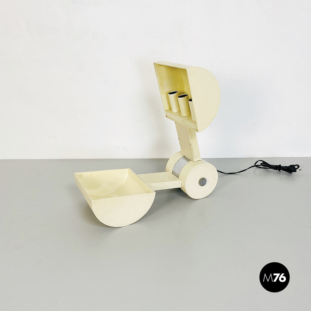 Lampada da tavolo Schiacciasassi di Gian Paolo Benedini per Tecnosalotto, 1980 ca.