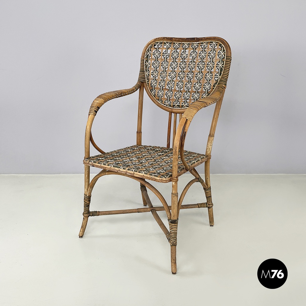 Poltrona in rattan, 1900 ca.