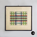 Quadro geometrico su carta,  1990 ca.