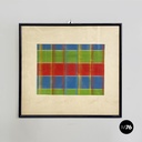 Quadro geometrico su carta,  1990 ca.