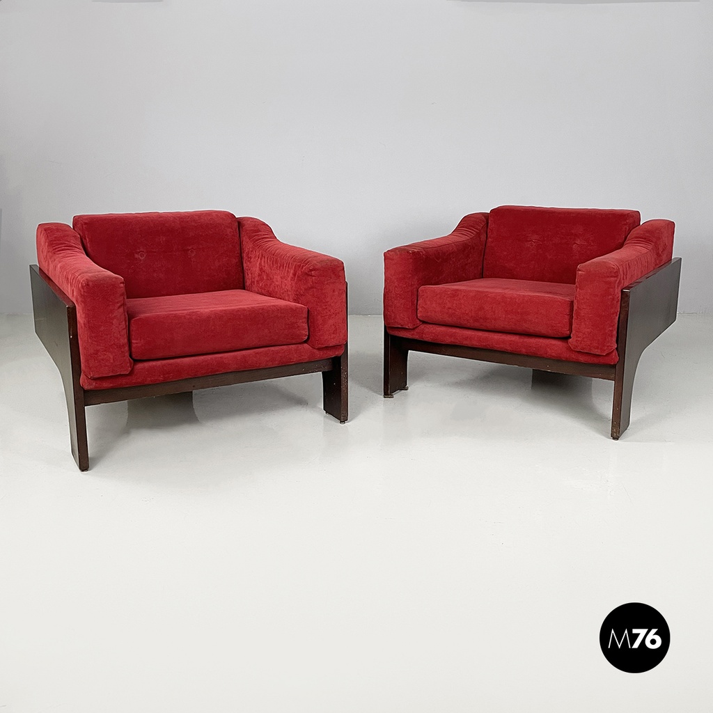 Poltrone di Claudio Salocchi per Sormani, 1970 ca.