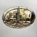 Specchio da parete con acidature, inizio 1900 ca.