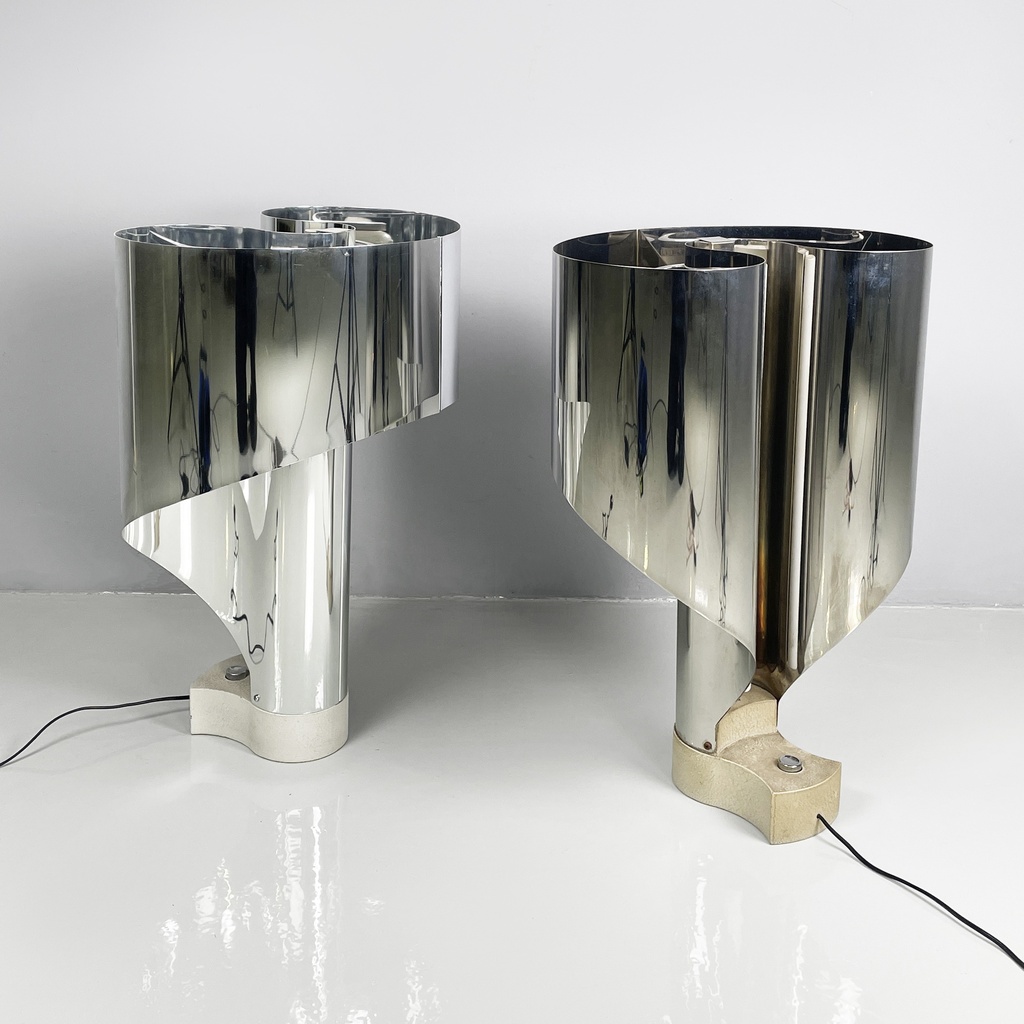 Lampade da tavolo Spinnaker di Costantino Corsini e Giorgio Wiskemann per Stilnovo, 1970 ca.