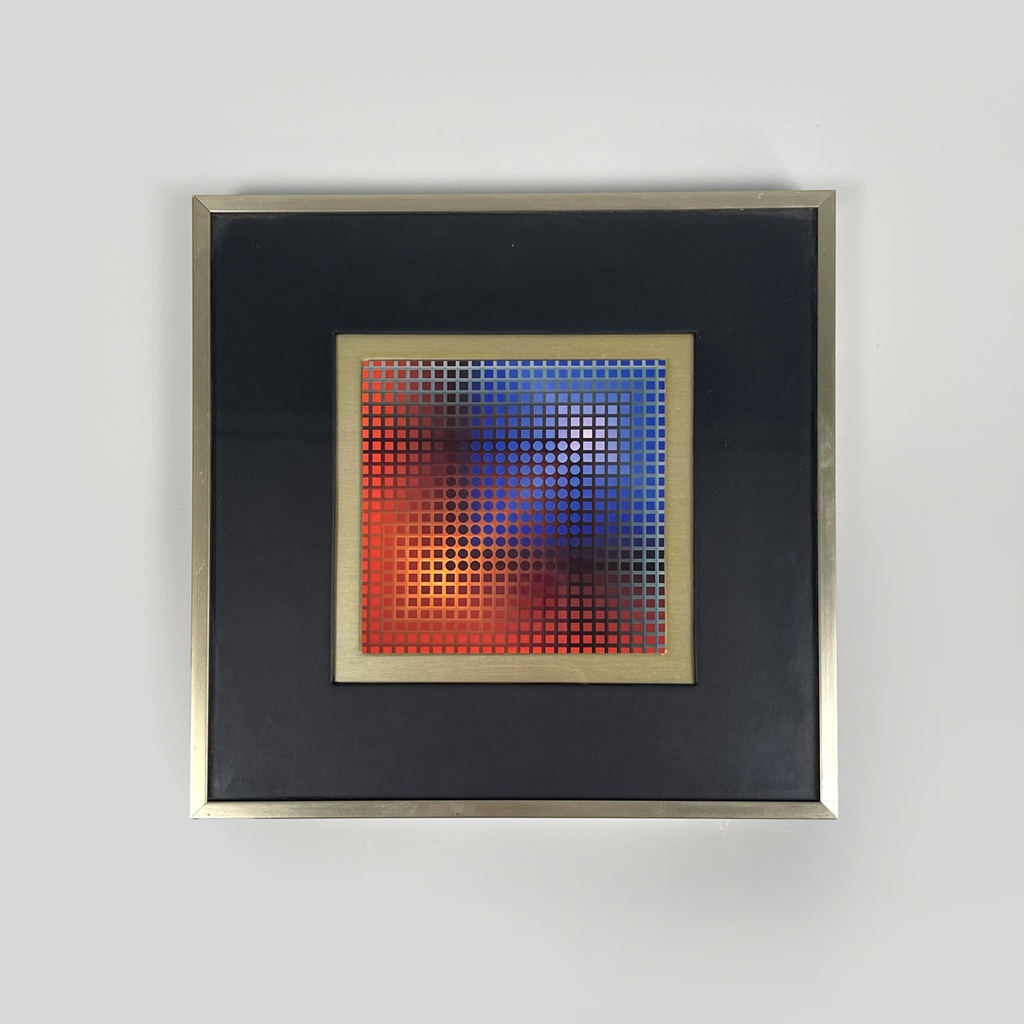 Quadro di Victor Vasarely, 1970 ca.