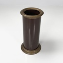 Portaombrelli in bronzo e metallo, 1950 ca.